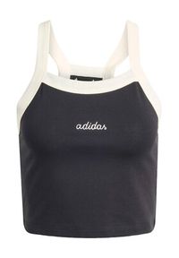 Adidas - adidas Top Seasonal Essentials Colorpop KC3936 Czarny Slim Fit. Kolor: czarny. Materiał: bawełna #2