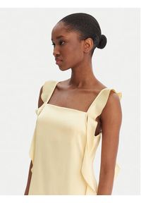 Vero Moda Sukienka koktajlowa Eloisa 10340914 Żółty Slim Fit. Kolor: żółty. Materiał: syntetyk. Styl: wizytowy #4