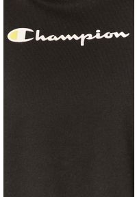 Champion - Bluza bawełniana 113338. Okazja: na co dzień. Kolor: czarny. Materiał: bawełna. Styl: casual #5