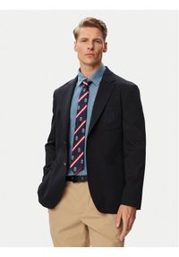TOMMY HILFIGER - Tommy Hilfiger Krawat MW0MW43987 Granatowy. Kolor: niebieski. Materiał: jedwab #1