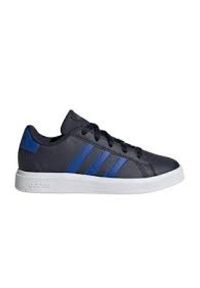 Adidas - Buty adidas Grand Court 2.0 K Jr IG4827 niebieskie. Okazja: na co dzień. Wysokość cholewki: przed kostkę. Kolor: niebieski. Materiał: materiał, guma. Szerokość cholewki: normalna #1