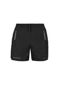 Szorty bermudzkie Givova. Kolor: czarny. Długość: krótkie. Sezon: lato. Sport: fitness #1