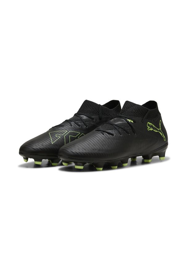 Puma - Młodzieżowe buty piłkarskie FUTURE 8 PRO FG/AG PUMA. Kolor: czarny, zielony, wielokolorowy, żółty. Sport: piłka nożna