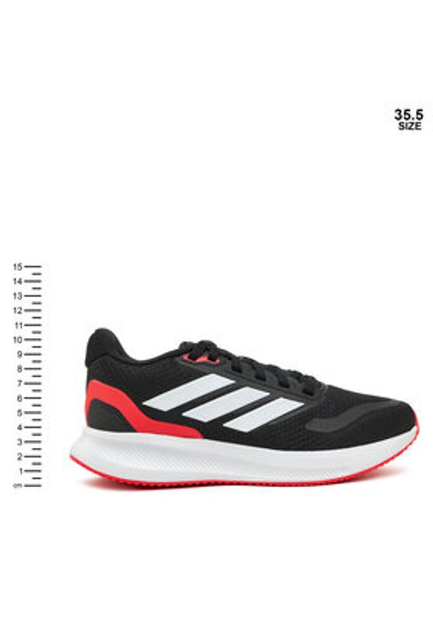 Adidas - adidas Sneakersy Runfalcon 5 Shoes Kids JP5142 Czarny. Kolor: czarny. Materiał: materiał