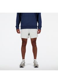 Spodenki męskie New Balance MS41511AHH – szare. Kolor: szary. Materiał: bawełna, dresówka #1