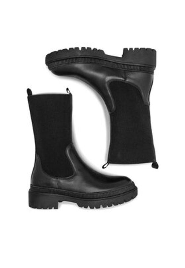 Lasocki Botki WI16-14097-10 Czarny. Kolor: czarny. Materiał: materiał