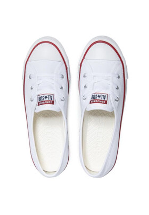 Converse Trampki Chuck Taylor All Star Ballet Lace Slip 566774C Biały. Kolor: biały. Materiał: materiał