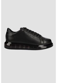 Karl Lagerfeld - KARL LAGERFELD Czarne sneakersy KAPRI KUSHION Lo Lace Lthr, Rozmiar 46. Kolor: czarny #1