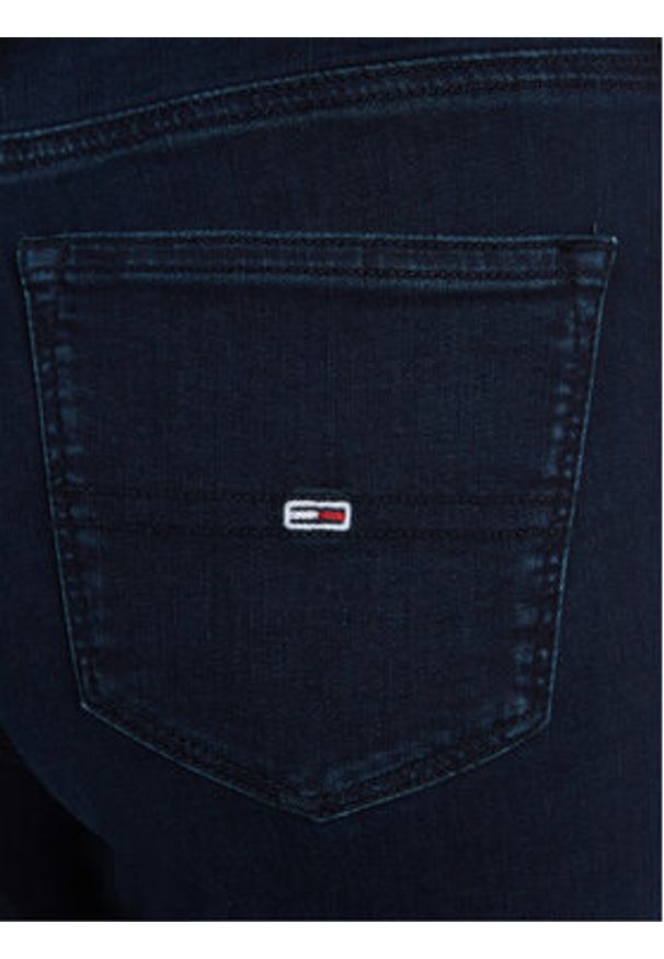 Tommy Jeans Jeansy Nora DW0DW09209 Granatowy Skinny Fit. Kolor: niebieski