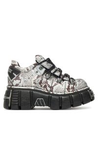 Sneakersy NEW ROCK. Kolor: beżowy