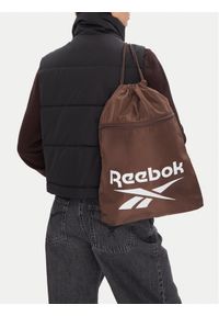 Reebok Plecak RBK-B-044-CCC Brązowy. Kolor: brązowy. Materiał: materiał #1