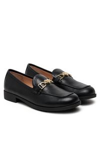 Love Moschino - LOVE MOSCHINO Loafersy JA10012G1MIA0000 Czarny. Kolor: czarny. Materiał: skóra #5