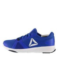 Buty do chodzenia męskie Reebok Flexile. Zapięcie: sznurówki. Kolor: niebieski. Materiał: guma, materiał, tkanina, syntetyk. Szerokość cholewki: normalna. Sport: turystyka piesza