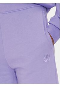 Hugo Spodnie dresowe Nelfinia 50522417 Fioletowy Regular Fit. Kolor: fioletowy. Materiał: bawełna #3