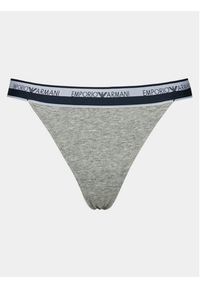 Emporio Armani Underwear Komplet 2 par stringów 164522 4R227 00948 Szary. Kolor: szary. Materiał: bawełna