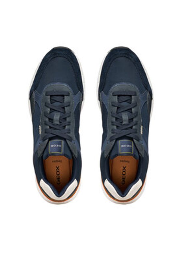 Geox Sneakersy U Branthon U65LCB 0EK11 C4KF4 Granatowy. Kolor: niebieski. Materiał: materiał