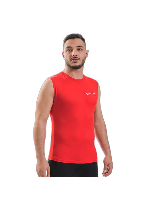 Koszulka Givova Corpus 1. Kolor: czerwony. Sport: piłka nożna