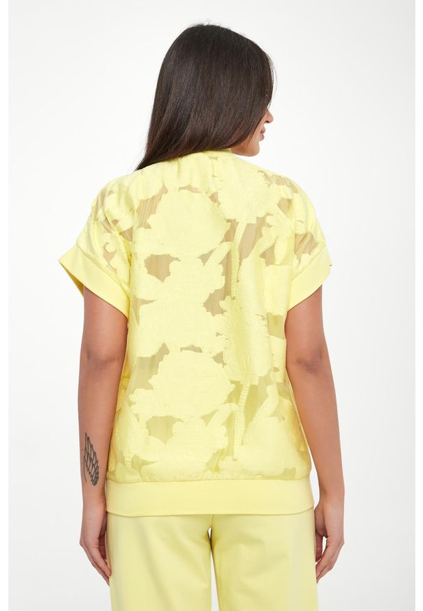 Liu Jo - Kamizelka damska żakardowa LIU JO. Materiał: żakard