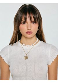 Big-Star - Koszulka damska z ażurowej dzianiny biała Alla 100. Kolor: biały. Materiał: dzianina. Wzór: ażurowy #2