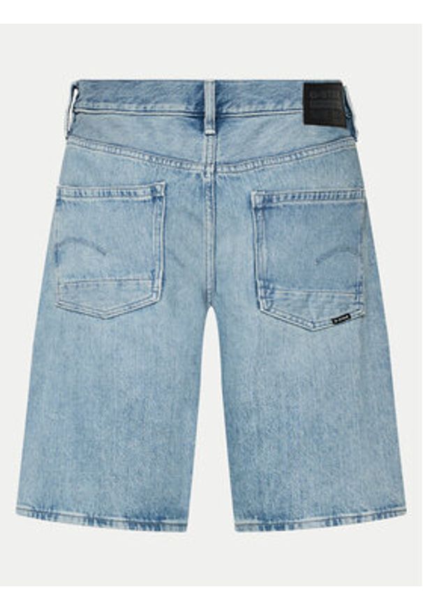 G-Star RAW - G-Star Raw Szorty jeansowe Dakota D24411-D436-G671 Niebieski Regular Fit. Kolor: niebieski. Materiał: bawełna