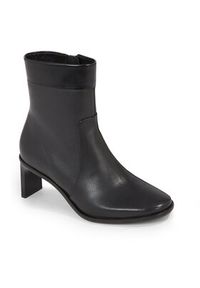 Calvin Klein Botki Curved Stil Ankle Boot 55 HW0HW01889 Czarny. Kolor: czarny. Materiał: skóra #2