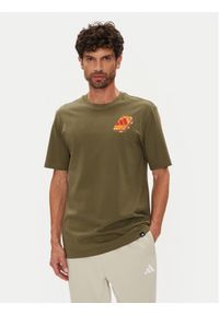 Adidas - adidas T-Shirt Food Peanut Butter & Jelly Graphic JW4342 Khaki Regular Fit. Kolor: brązowy. Materiał: bawełna