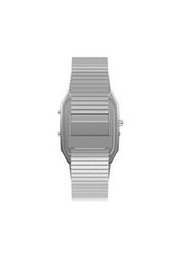 Timex Zegarek Q Timex® 1982 Ana-Digi Reissue Chronograph TW2Y05900 Srebrny. Kolor: srebrny #4