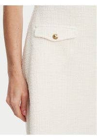 Guess Sukienka dzianinowa W5YK18 KCXO2 Écru Regular Fit. Materiał: syntetyk