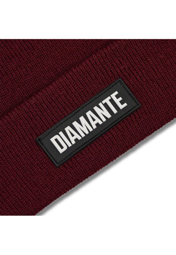 Diamante Wear Czapka 5546 Bordowy. Kolor: czerwony. Materiał: materiał