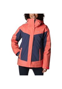 columbia - Damska kurtka wodoodporna Columbia Point Park™. Kolor: różowy. Technologia: Omni-Heat (Columbia). Sport: turystyka piesza #1