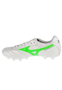 Mizuno - Buty piłkarskie korki unisex, Morelia II Japan FG. Kolor: biały. Sport: piłka nożna