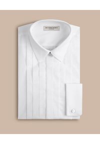 Burberry - BURBERRY - Koszula Slim Fit. Kolor: biały. Materiał: bawełna. Długość rękawa: długi rękaw. Długość: długie. Styl: elegancki #4