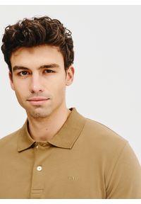 Pako Lorente - PAKO LORENTE – Oliwkowe polo longsleeve. Okazja: na co dzień. Typ kołnierza: polo. Kolor: oliwkowy, czarny, niebieski. Materiał: bawełna, elastan. Długość rękawa: długi rękaw. Długość: długie. Styl: casual #5