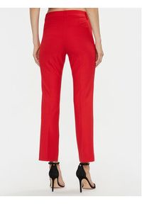Marella Spodnie materiałowe Galvano 2331360736200 Czerwony Regular Fit. Kolor: czerwony. Materiał: wełna, syntetyk #4