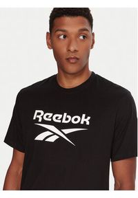 Reebok T-Shirt RK25141CCM Czarny Regular Fit. Kolor: czarny. Materiał: bawełna #4