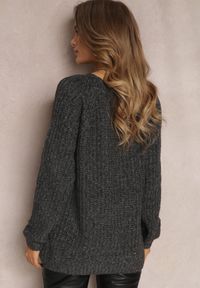 Renee - Czarny Sweter Adrel. Kolor: czarny. Sezon: zima #4