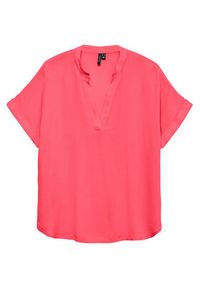 Vero Moda Bluzka Beauty 10279697 Różowy Regular Fit. Kolor: różowy. Materiał: wiskoza #2
