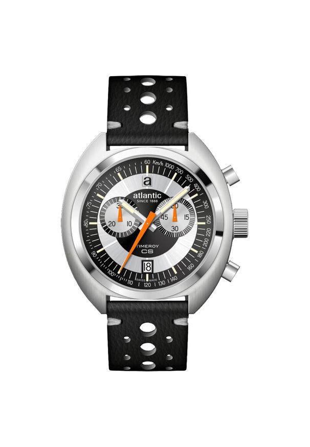 Atlantic - ATLANTIC PROMOCJA ZEGAREK Timeroy 70462.41.65. Materiał: skóra, materiał. Styl: klasyczny, elegancki
