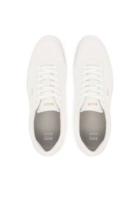 BOSS Sneakersy Nitan 50548658 Biały. Kolor: biały. Materiał: skóra