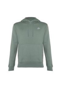 Bluza męska Nike Sportswear Club Fleece Hoodie. Kolor: zielony. Sport: fitness #1