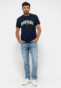 Mustang - Męskie Spodnie Jeansowe MUSTANG Denver Straight Denim Blue 1015887 5000 333 #8