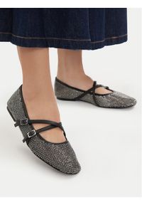 Steve Madden Baleriny Watchlist 11005277 Czarny. Kolor: czarny. Materiał: skóra #1