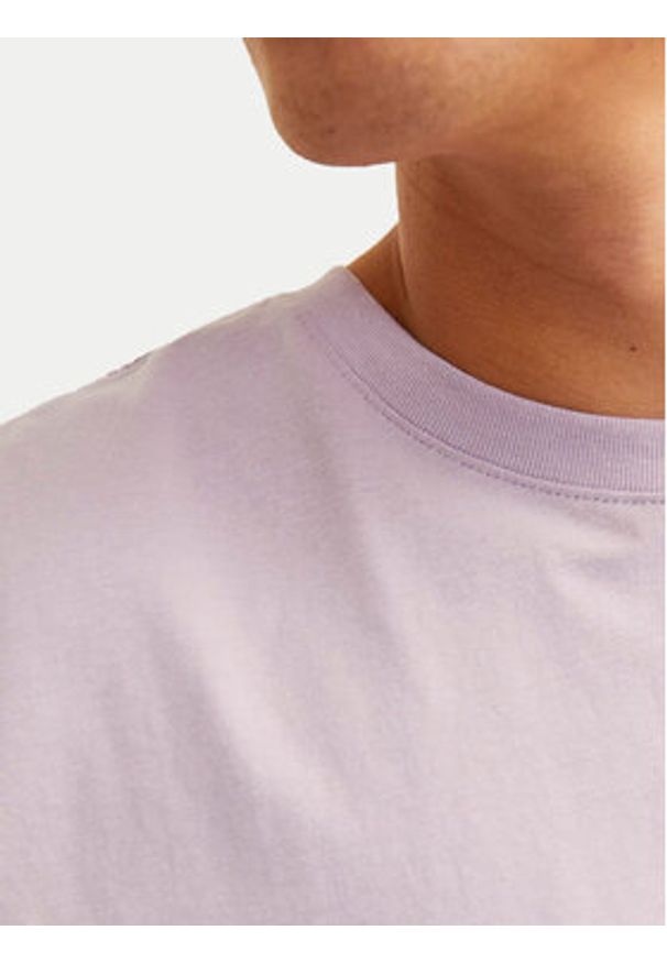 Jack & Jones - Jack&Jones T-Shirt Jormarbella 12255569 Fioletowy Relaxed Fit. Kolor: fioletowy. Materiał: bawełna