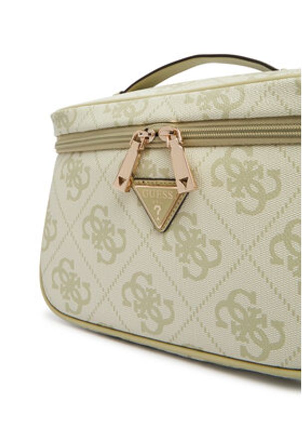 Guess Kosmetyczka Berta TWOB86 88039 Beżowy. Kolor: beżowy. Materiał: skóra
