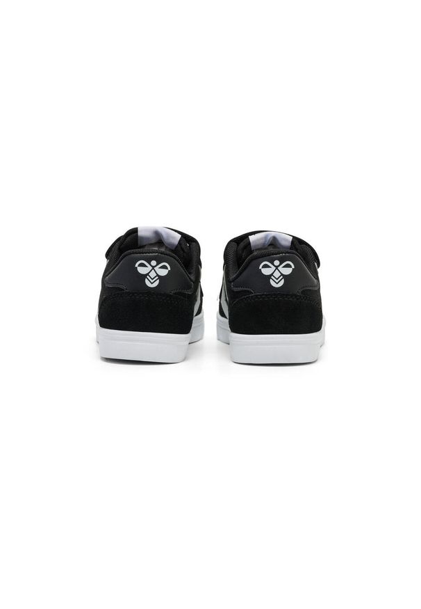 Sneakersy dla dzieci Hummel Slimmer Stadil. Okazja: na co dzień. Zapięcie: rzepy. Kolor: czarny. Szerokość cholewki: normalna