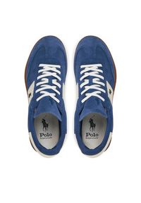 Polo Ralph Lauren Sneakersy Heritage Aera 809965070001 Granatowy. Kolor: niebieski. Materiał: skóra, zamsz #6