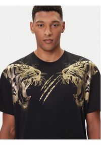 Plein Sport T-Shirt FAEC MTK8360 STE001N Czarny Loose Fit. Kolor: czarny. Materiał: bawełna. Styl: sportowy #3