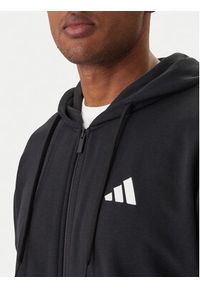 Adidas - adidas Bluza Essentials 3-Stripes JD1877 Czarny Regular Fit. Kolor: czarny. Materiał: syntetyk #4