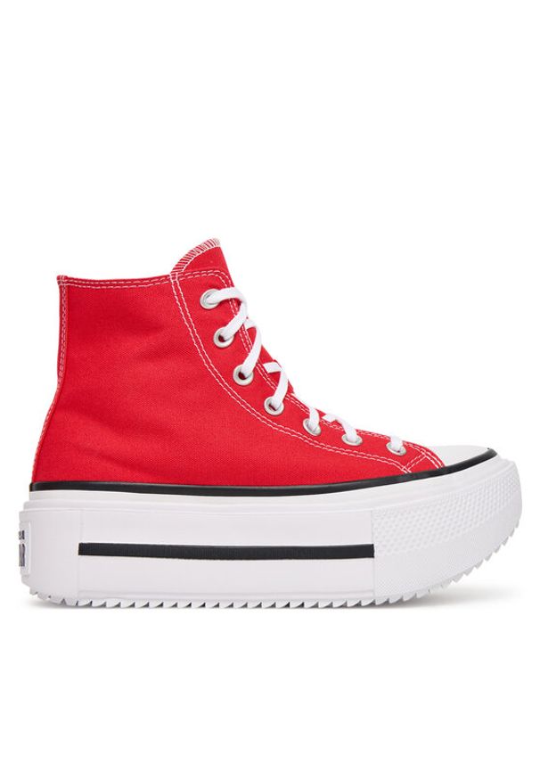 Converse Trampki Chuck Taylor All Star Lift Double Stack A15542C Czerwony. Kolor: czerwony. Materiał: materiał