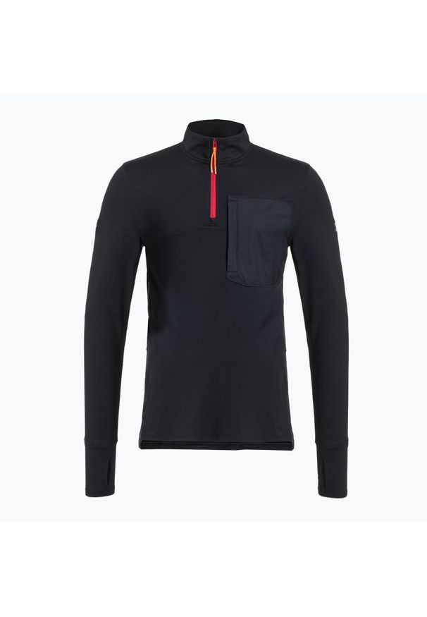 Bluza do biegania męska Under Armour Trail Run Quarter Zip. Kolor: czarny. Sport: bieganie